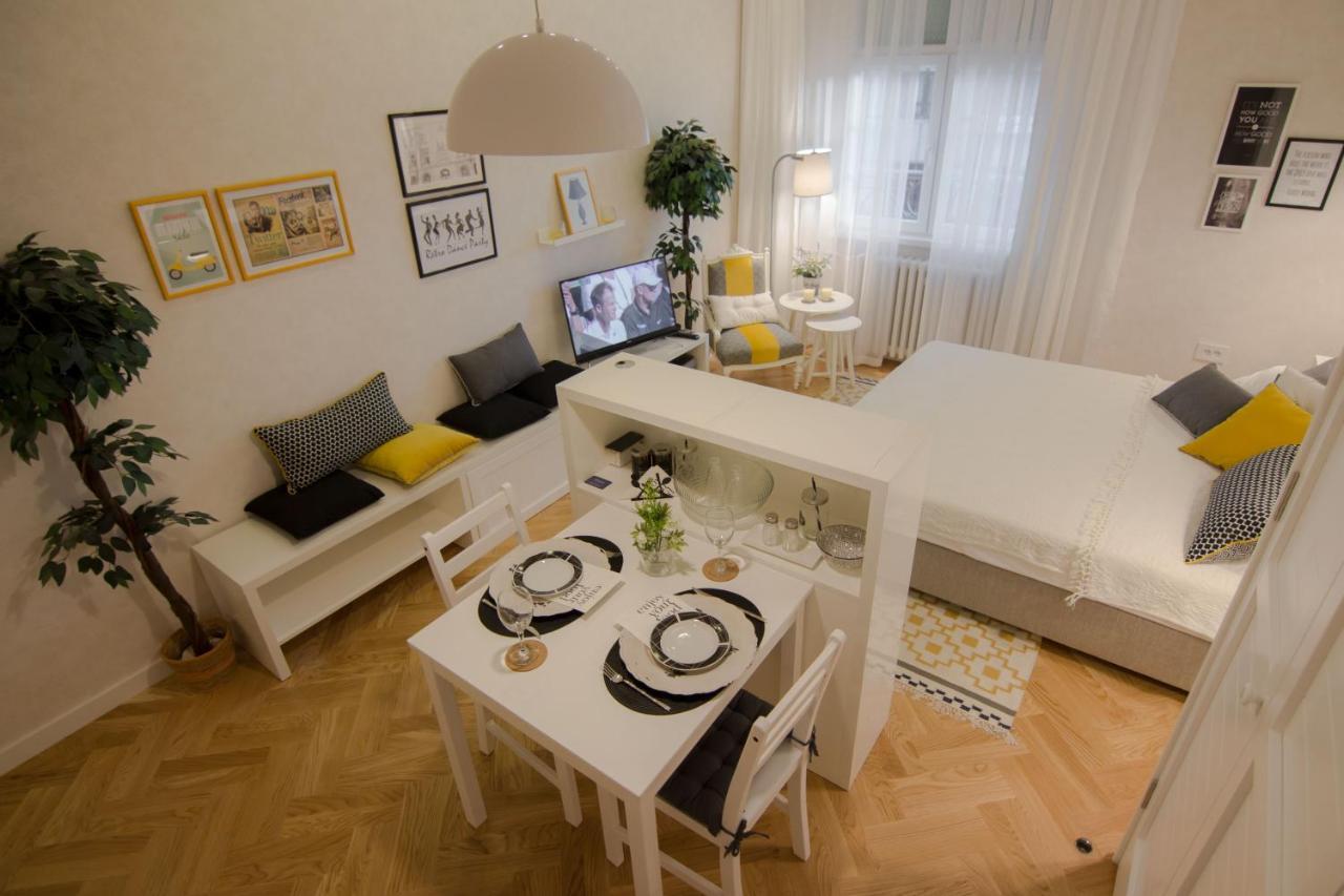 Studio Stil Appartement Belgrado Buitenkant foto